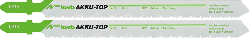KWB PREMIUM AKKU TOP ENERGY SAVING 20% Bi-metal JIGSAW BLADE  szúrófűrészlap 2 db (49621520)