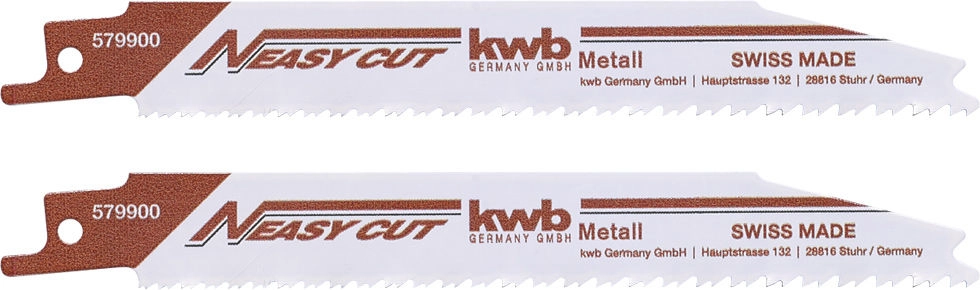 KWB EASY CUT orrfűrészlapok, fémmegmunkálás, bimetál Vékony és vastag fémek, tiszta vágás (49579900) kép