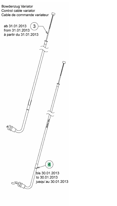 Bowden / 746-04836 kép