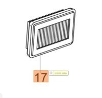 Levegőszűrő Oleo-Mac BC 430 T / 24-61350078 (61350078) thumbnail