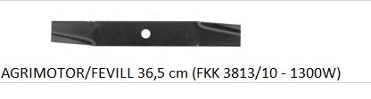 Fűnyíró kés Agrimotor KK38 (MOG174/R)
