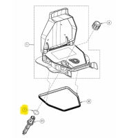 O gyűrű XR5 és RK robotfűnyíró magasságállítóhoz (721-04765A) thumbnail