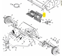 Kefe vontatott lombseprűhöz #107cm (AF-48557) thumbnail