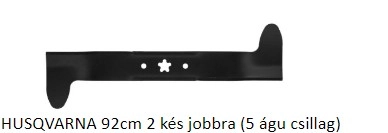 Husqvarna fűnyíró kés  Mog786/R, 464mm, 5 ágú csillag, 3 furatos(532-16-55-60) kép
