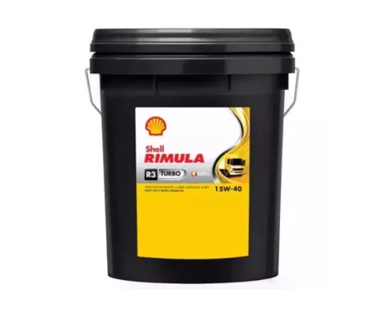 Shell Rimula R3 Turbo 15W-40 motorolaj 20 L, API CH-4/CG-4/CF-4/CF, ACEA E2 Caterpillar ECF-1-A (12550041567) kép