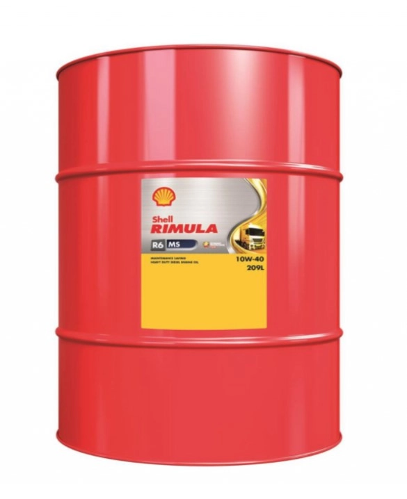 Shell Rimula R6 MS 10W-40 motorolaj 209L ACEA E7, E4, MAN M 3277, MB 228.5, Volvo VDS-3 (12550035977) kép
