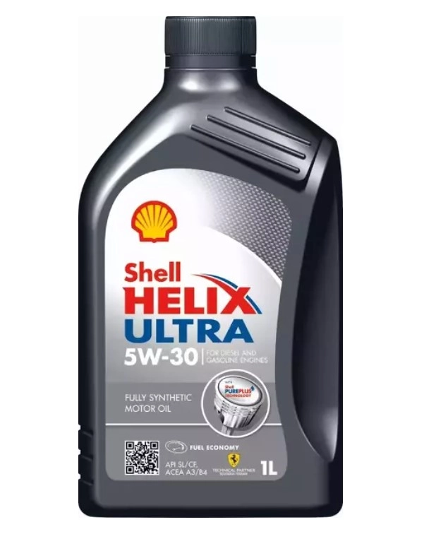 Shell Helix Ultra 5w-30 motorolaj 1L, API SL, SN ACEA A3/B3, A3/B4, BMW LL-01, MB229.5, 226.5, VW 502.00/505.00, Renault RN0700, RN0710, (12550046267) kép