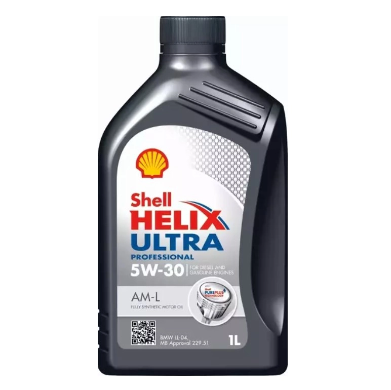 Shell Helix Ultra Professional AM-L 5W-30  BMW, Mercedes-Benz benzin- és dízelmotorok részére szolgáló motorolaj 1 L, ACEA C3, API SN, BMW LL-04 (12550046302) kép