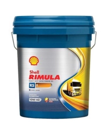 Shell Rimula R5 E 10W-40 motorolaj 20 L, API CI-4, CH-4; ACEA E7, E5, E3, MAN M3275-1; MB 228.3; Renault Trucks RLD-2; Volvo VDS-3(12550033235) kép