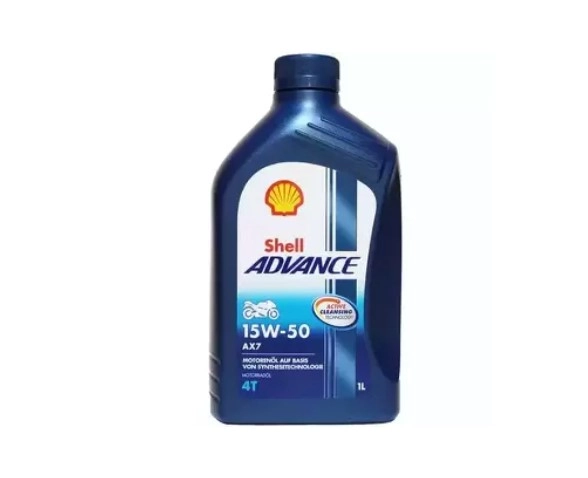 Shell Advance 4T AX7 15W-50 1L JASO MA2 (12550053817) kép
