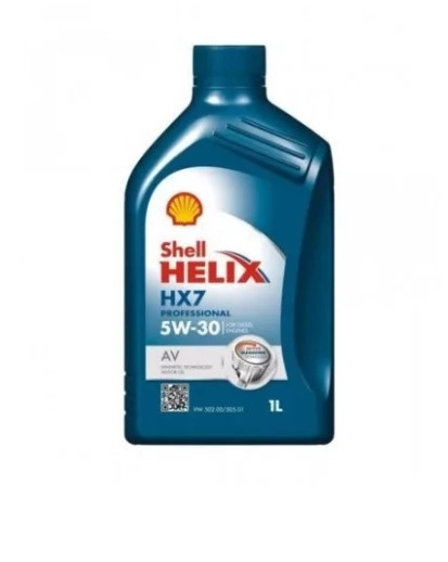 Shell Helix HX7 Professional AV 5w-30 motorolaj 1 L, ACEA C3, VW 505.00/505.01 (12550046311) kép