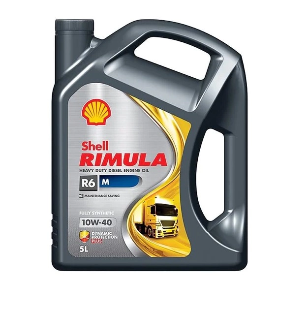 Shell Rimula R6 M 10W-40 motorolaj 5 L, API CI-4; ACEA E7, E4, MAN M 3277, 3377; MB 228.5; (12550054435) kép