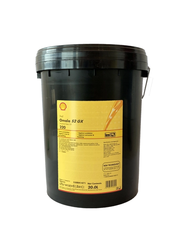Shell Omala S2 GX 220 ipari hajtóműolaj 20l, ISO 12925-1 Type CKC DIN 51517- (12550041650) kép