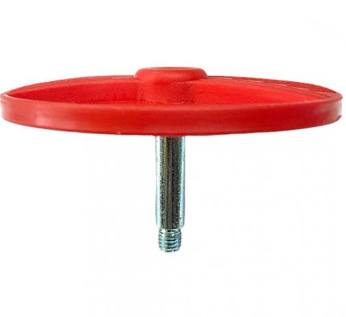 Agrimotor fűnyíró kerék dísztárcsa  FM33 piros, d130 kerékhez, tengellyel, régi típus (51075314) kép