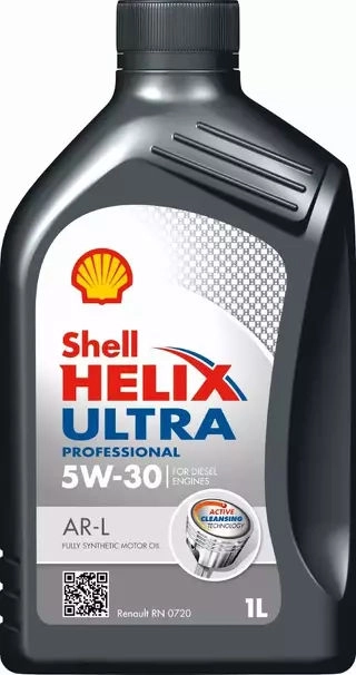 Shell Helix Ultra Professional AR-L 5W-30 Renaul RN0720  és az ACEA C4 előírásainak megfelelő dízel részecskeszűrővel (DPF) rendelkező dízel járművek motorolaja 1L,  (12550063272)