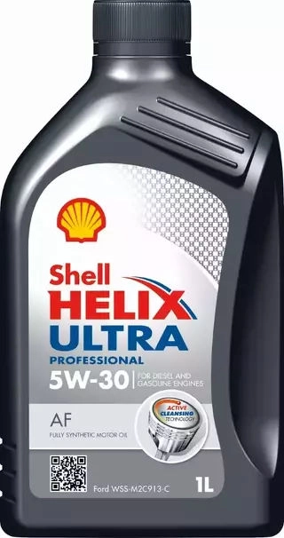 Shell Helix Ultra Professional AF 5W-30 Ford és az ACEA A5/B5 előírásainak megfelelő benzin- és dízelmotorok motorolaja 1L, Ford WSS-M2C913-C, WSS-M2C913-D (12550046288) kép