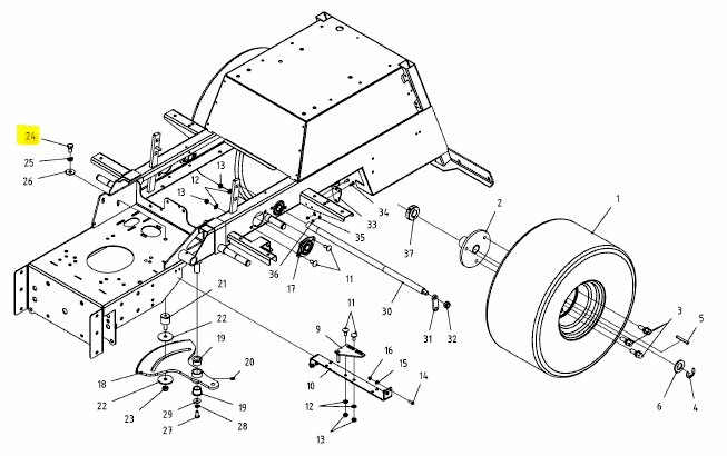 MTD csavar / 710-1785