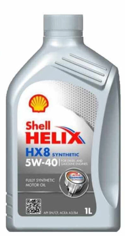 Shell Helix HX8 5W-40 SN+ motorolaj 1L, API SN Plus, ACEA, A3/B4,MB 229.3, VW 502.00/505.00, Renault RN0700, RN0710, Fiat 9.55535.M2 (12550070335) kép