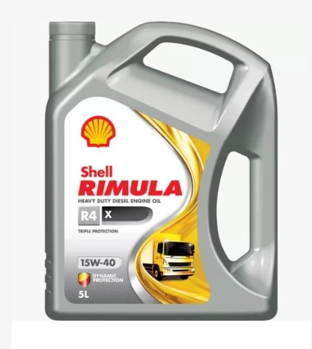 Shell Rimula R4 X 15W-40 motorolaj 5 L , API CI-4, CH-4, SL; ACEA E7, E5, E3, MAN M 3275-1, MB 228.3, (12550055173) kép