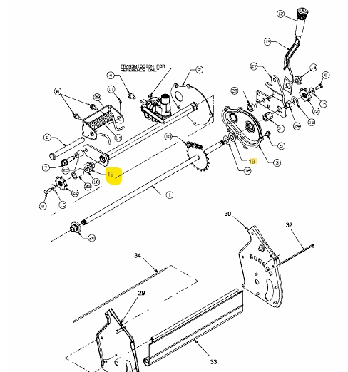 MTD Peremes persely BRG:FLG:HEX:.506 ID x.590 LG  (741-0324A)