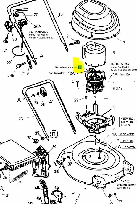 MTD kondenzátor 16uF aszinkron motor üzemi  (725-04981)