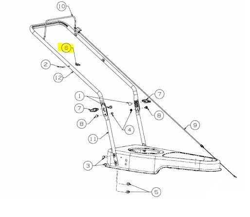 MTD szárnyas anya 1/4-20 / 720-0279