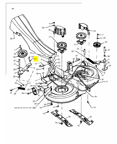 MTD távtartó 14mm*7mm / 750-04182 kép