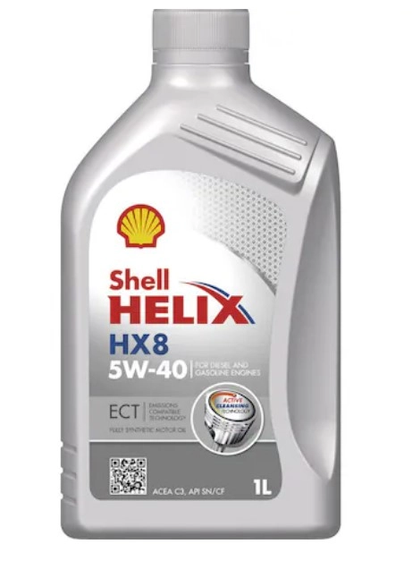 Shell Helix HX8 ECT 5W-40 1 L, API SN, ACEA C3, MB 229.51/229.31, BMW LL-04, GM dexos2™ licenc (12550047772) kép