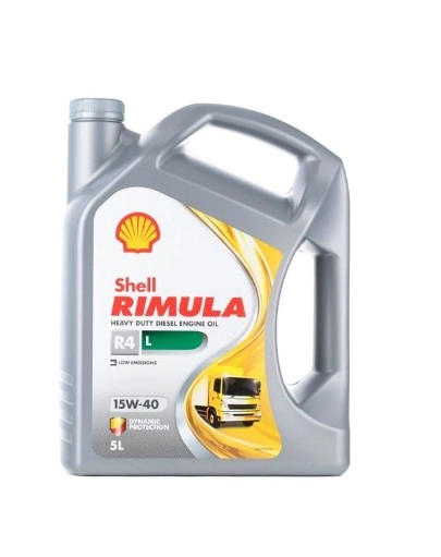 Shell Rimula R4 L 15W-40 motorolaj 5 L,  API CK-4, CJ-4, CI-4 Plus, CI-4, CH-4, SN; ACEA E9 és E7 (12550047337) kép