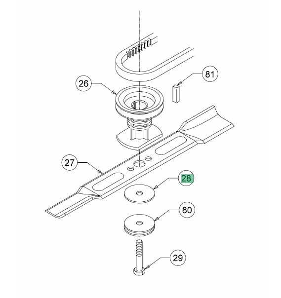 MTD rugós alátét / D=10.4X50X2 / SG-2046930 kép