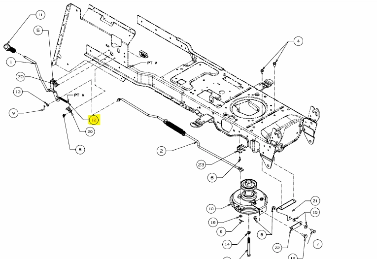 MTD rugó 38*3,6 / 732-0611 kép