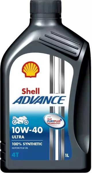 Shell Advance 4T Ultra 10W-40 1L, JASO MA2 (12550053785) kép