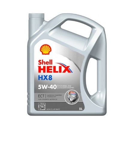 Shell Helix HX8 ECT 5W-40 5 L, API SN, ACEA C3, MB 229.51/229.31, BMW LL-04, GM dexos2™ licenc (12550046689) kép