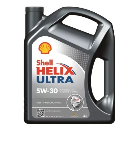 Shell Helix Ultra 5w-30 motorolaj 4 L, API SL, SN ACEA A3/B3, A3/B4, BMW LL-01, MB229.5, 226.5, VW 502.00/505.00, Renault RN0700, RN0710 (12550046268) kép
