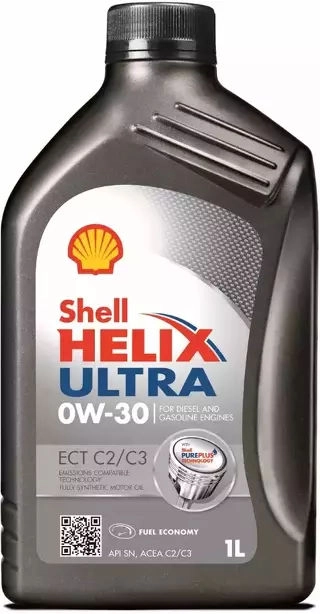 Shell Helix Ultra ECT AH 5W-30 Hyundai által javasolt motorolaj 1L, ACEA C3, API SN (12550047964)