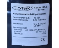Cortex 16D-01C Li-ion akkumulátoros háti permetező (CORTEX 16D-01C) thumbnail