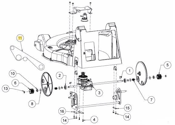 MTD ékszíj hajtás / 754-05577