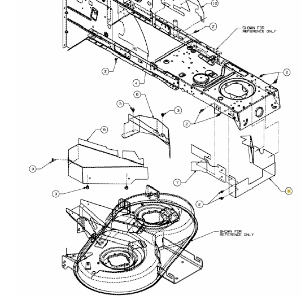 MTD védőlemez PTO.E-DECK (783-05998637)