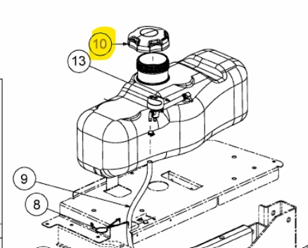 MTD tanksapka (751-3124E) kép