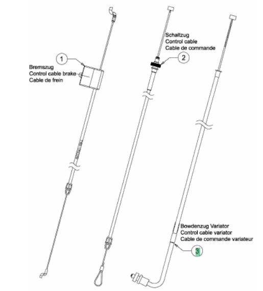 MTD bowden, variátorhoz (746-04816) kép