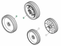 MTD fűnyíró kerék 634-05765 (634-05035) thumbnail