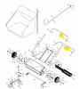 Agrifab lombseprű csőkeret elem (AF-42649)