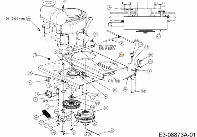 Ékszíj motor ékszíjtárcsa meghajtás ( 754-0432B) kép