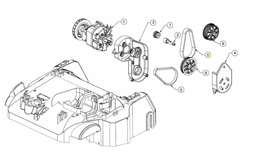 MTD ékszíj elektromos gyepszellőzető meghajtáshoz (754-05049) kép