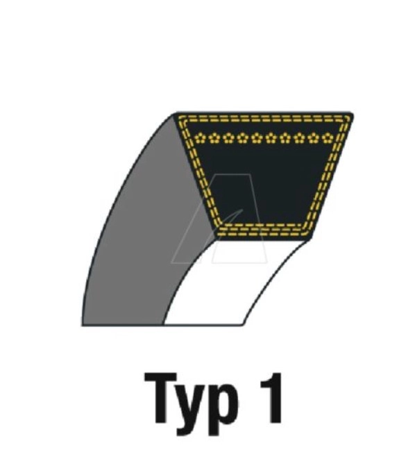 Cub- Cadet ékszíj, késhajtáshoz (4011-E1-0010)