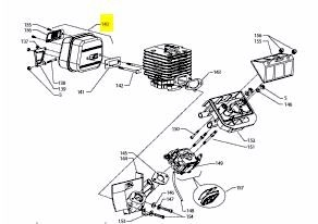 MTD kipufogó dob, láncfűrészhez (SG-2050810) kép