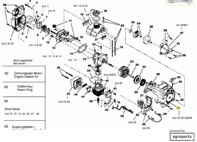 MTD 790, 790M fűkasza komplett berántó (753-04485) thumbnail