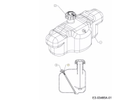 Cub-Cadet üzemanyagtank gumi tömítés, benzicsőnél  (735-0149) thumbnail