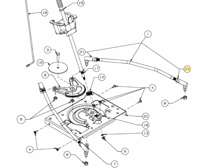 MTD anya NUT:JAM:1/2-20:GR5 (712-3029)