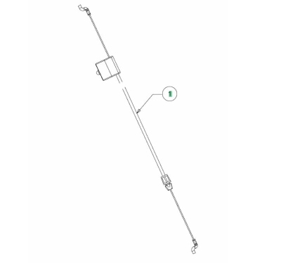 Bowden fék MTD 46PO, MTD46, CC53 1385mm (746-05031) thumbnail